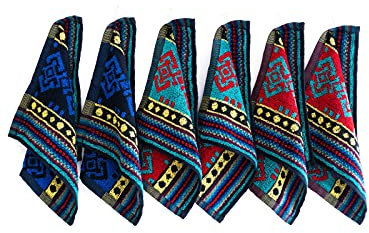 6 STÜCK DUNKLE FROTTEE WASCHLAPPEN, SEIFTUCH, SEIFLAPPEN, WASCHFLECK 25X25CM