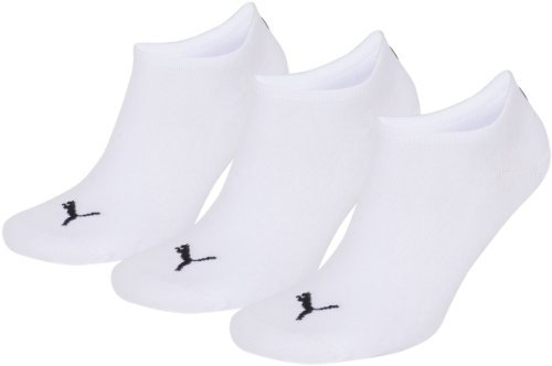 PUMA Invisible Unisex Sneakers Socken 9er Set 9 Paar - Weiß: Sockengröße: 39/42
