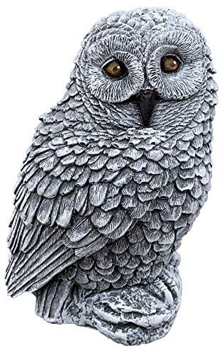 stoneandstyle Steinfigur Uhu Kauz Steinguss frostfest wetterfest Gartenfigur