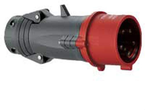 Fiche mobile droite Hypra 32A - 3P+T - 380V~ à 415V~ - plastique - IP44