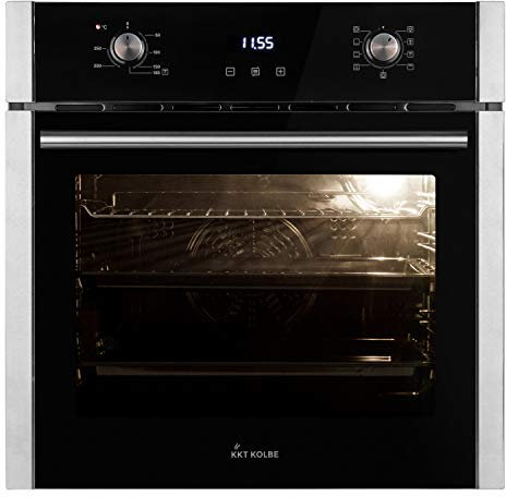 KKT KOLBE Einbaubackofen 60 cm | autark | 70L | 2,8kW | Grill | Umluft | Heißluft | Teleskopauszüge | Automatik-Timer | 2-fach Wärmeschutzverglasung | EB8010ED