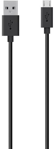 Belkin F2CU012bt3M-BLK 3 m MIXIT USB 2.0 Micro-USB Type B (M) to USB (M) Cable - Black