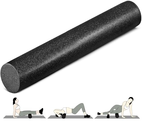 Yes4All Foam Roller - Rullo In Schiuma Ultra Leggero In EPP Ad Alta Densità Lungo 30/45/61/91 CM per Schiena, Gambe, Allenamenti, Punti Trigger, Palestra, Pilates, Fitness, Yoga, Tessuti Profondi