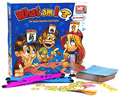 What Am I Family Card Game for Children | Quick Question Card Game Suitable for Adults and Kids