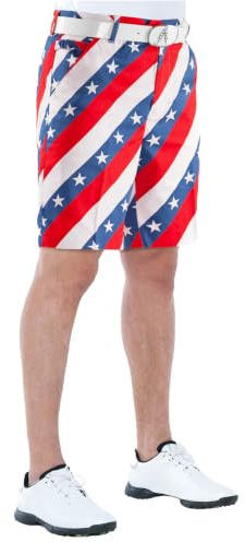 Royal & Awesome Patterned Golf Shorts Men's Patterned Golf Shorts