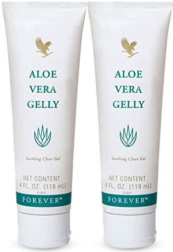Forever Living Aloe Vera Gelly 100% Stabilized Aloe Vera Gel (2 Pack),4 fl. oz.