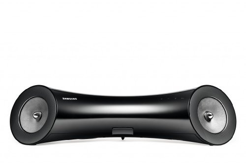 Samsung DA-E651/EN 2.1 Lautsprecher mit Dock für Apple iPod/iPhone (40 Watt, Bluetooth, USB Direct Play) schwarz