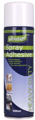 500ml Tin Heavy Duty Carpet Fabric Foam Craft Spray Mount Adhesive Multi-Purpose Glue