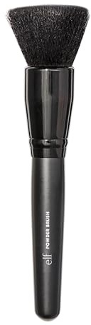 e.l.f. Powder Brush, Versatile Makeup Brush For Powder Or Blush, Creates A Sculpted Look, Made With Synthetic Bristles, Vegan & Cruelty-Free