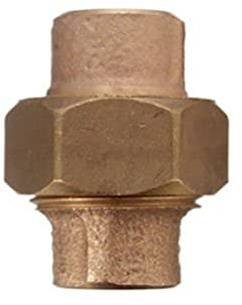 Cornat lödförskruvning, 2 muffar, koniskt tätande, A 15 mm, 1 st, rödgjuts, T534015 28 mm