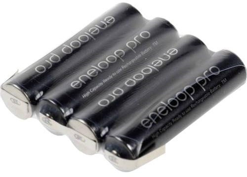 Panasonic eneloop Pro Akkupack 4X Micro (AAA) Z-Lötfahne NiMH 4.8 V 900 mAh