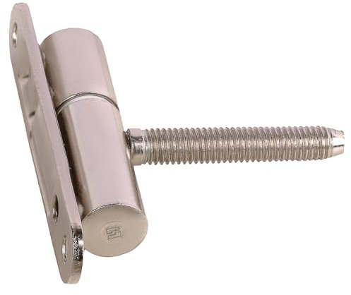 Gedotec Cerniere - Cerniere per ristrutturazioni per porte in metallo nichelato | 1 pezzo da avvitare - forare | MADE IN GERMANY | per porte e telai in legno