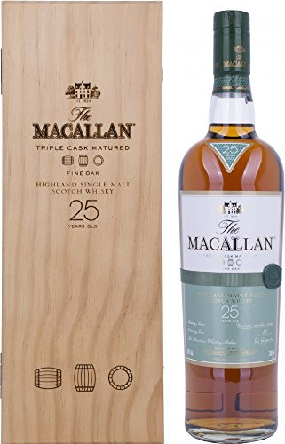 Macallan 25 Años Sherry Oak Whisky Single Malt Escocés 70cl
