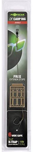 Korda DF CARP RIG BARBED SIZE 10