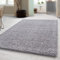 Carpetsale24 Shaggy Hochflor Teppich, 240x340 cm, Hellgrau, weich, flauschig, modern, einfarbig, Für großzügige Wohnräume, für Wohnzimmer Schlafzimmer Flur