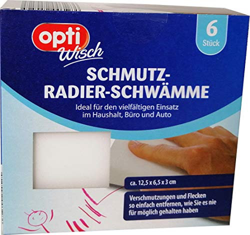 Schmutz-Radierer-Schwämme - Schmutzradierer - 6er Pack