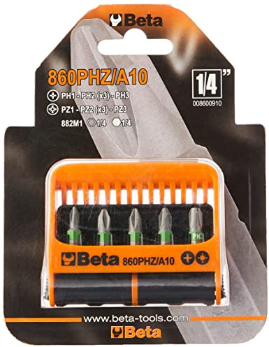 Beta 860PHZ/A10-10 inserti con portainserti magnetico in astuccio tascabile
