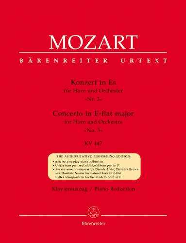 Concerto for Horn No.3 in E-flat major K.447 (Horn & Piano)