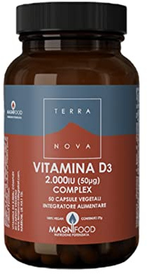 Terranova Synergistic Nutrition Complesso Di Vitamina D3-30 g