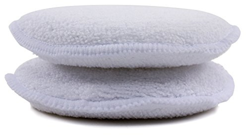 Zwipes Auto 894 Microfiber Car Wax Applicator Pads, 5-Inch, 2-Pack