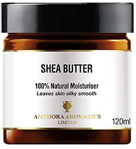Amphora Aromatics Whipped Shea Butter (Plain) 120ml Single
