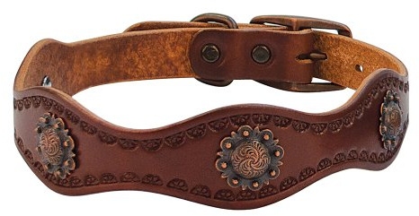 Weaver Leather Sundance Dog Collar, 5/8 x 13-Inch, Brown