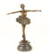Decoratie Bronzefigur Skulptur Motiv: Ballett Tänzerin auf Marmorsockel Bronze Höhe 27 cm 1,7 kg
