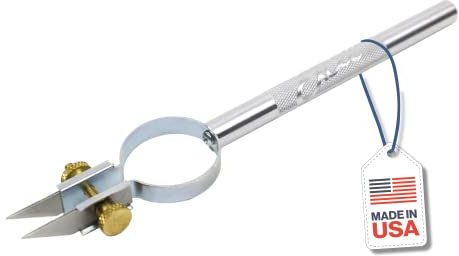 Excel Blades Adjustable Width Strip Cutter – Dual #59 Blades, Precision Cutting Tool for Paper, Vinyl, Leather, Foam, Clay & Crafts – Aluminum Body – Made in USA