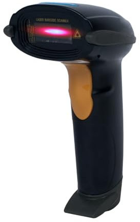 USB Barcode-Scanner, Code-Scanner Handheld, Schwarz Windows PC Laptop Linux Wired, schnelles Scannen, professionaler Leser, 1D Code, HD42 HDWR