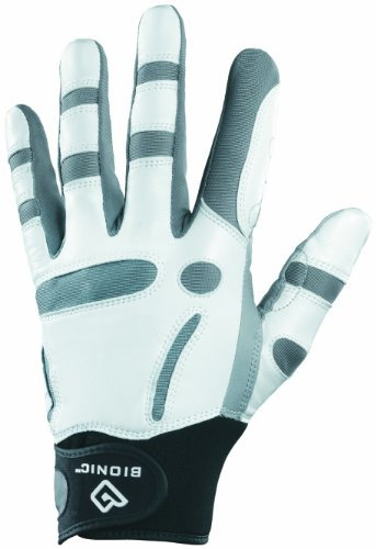 BIONIC Herren Golfhandschuh ReliefGrip, für die rechte Hand/Linkshänder grau grau M