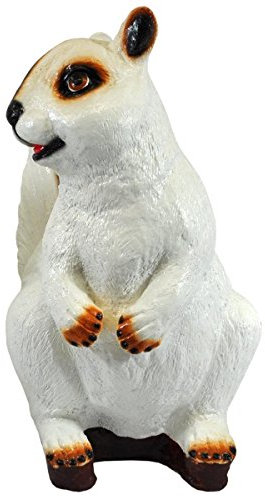 Thaiboo Gartendeko Eichhörnchen Gartenfigur Streifenhörnchen Handarbeit Gartenzwerg