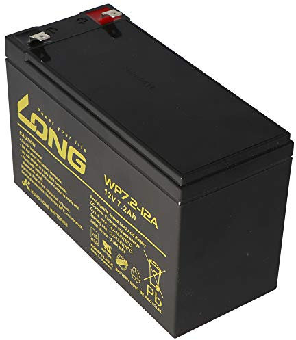 Kung Long WP7.2-12M, 12Volt, 7,2Ah VDS G101163, Faston 6,3mm