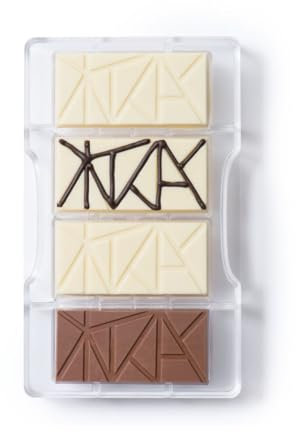 DECORA 0050083 PRALINENFORM TÄFELCHEN MIT HEIßLUFTBALLONS 200X120X22 MM, Durchsichtig