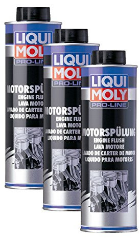 LIQUI MOLY 2427 PRO-LINE Motorspülung Motorreinigung Schlammspülung 3x 500 ml