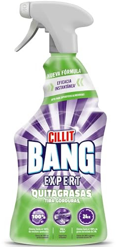 Cillit Bang Quitagrasas, potente limpiador antigrasa para cocina y exterior, formato spray - 750ml