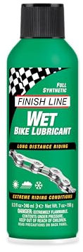 Finish Line Kettenschmiermittel für nasse Fahrräder, Spray -246ml