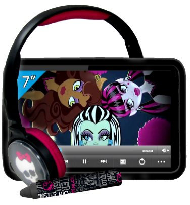 Ingo Devices Monster High - Super Pack 7 (Incluye Tablet de 7, Funda, Auriculares, lápiz Digital) MHU014D