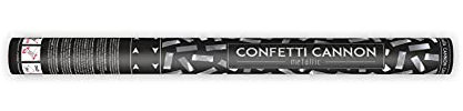 Cannone Sparacoriandoli Spara coriandoli da 60 cm Cordiandoli ARGENTO Metallizzato