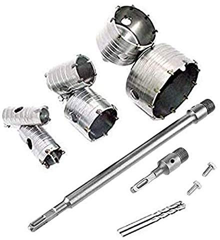 TCT Core Drill Set + 300mm SDS+ Extension Shank - 35mm 40mm 50mm 65mm 82mm 110mm