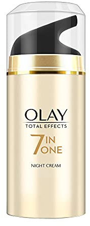 Olay Total Effects Night Firming Facial Moisturizer Treatment 1.7 Fl Oz, Packaging May Vary