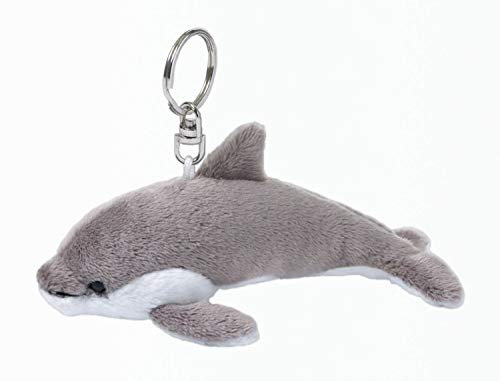 WWF Mimex WWF00306 - WWF Schlüsselring Delphin 10 cm, grau
