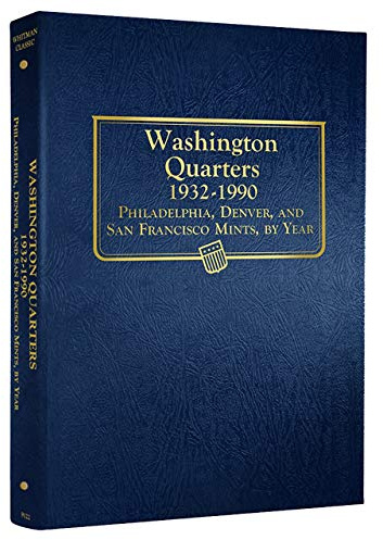 Whitman US Washington Quarter Coin Album 1932 - 1990 #9122