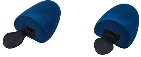 DELFA Samty Schuhspanner Schuhformer Schuhstrecker aus Schaumstoff mit Viskoseflock für runde Form - für Damenschuhe