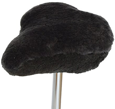 Leibersperger-Felle Fahrradsattelbezug/Fahrradsattelüberzug Gr.M (Schiefer) 27cm x 24cm