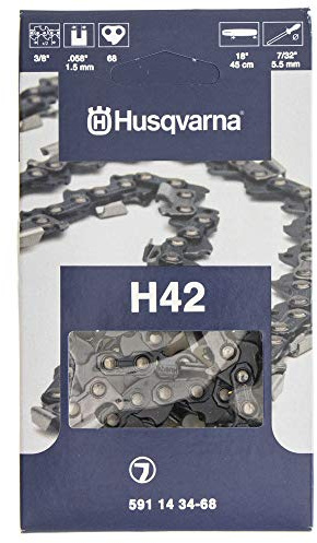 Husqvarna 18 3/8 Pitch .058 Gauge Type H42 LowVib 68 Drive Links Chainsaw Chain