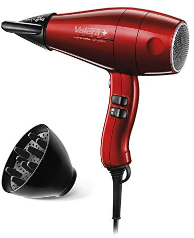 Valera, Swiss Silent Jet 8500, Secador de Pelo Profesional, Secador de Pelo Iónico, con Potente Motor AC-Performance, 3 Niveles de Temperatura, Ionizador, Cable Antienredos, 2000 W, Swiss Made