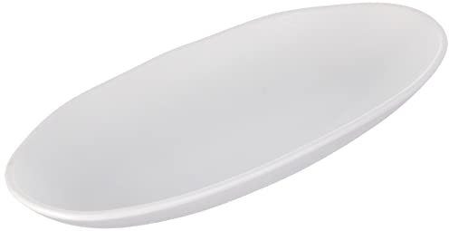 LACOR - 63275 - Fuente De Melamina Rectangular 32x14x4 cm - Blanco