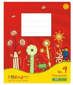 Formati Wörterheft Quart Lineatur W.9 6/6/6mm liniert 20 Blatt