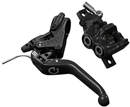 Magura Fahrradbremse MT5e Scheibenbremse HIGO VR/HR Ausführung Schalter: HIGO-Schliesser, schwarz, One Size, 2700984