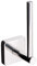 Kapitan Quattro Vertikal WC Ersatzrollenhalter Selbstklebend V2A 18/10 Edelstahl Quadratischer Stil Toilettenpapierhalter Wandmontage, Poliert, Made in der EU, 20 Jahre Garanti